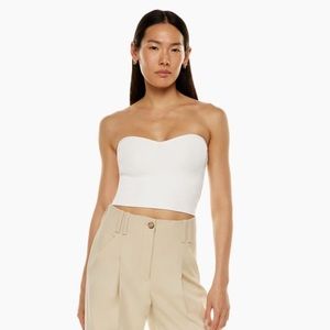 Aritzia Babaton Sculpt Knit Sweetheart Tube Top